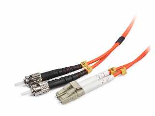 Gembird optickÃ½ patch kabel LC-ST duplex MM 50/125 OM2 oranÅ¾ovÃ½ 1m