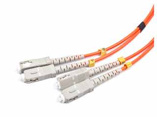 Gembird optickÃ½ patch kabel SC-SC duplex MM 50/125 OM2 oranÅ¾ovÃ½ 1m