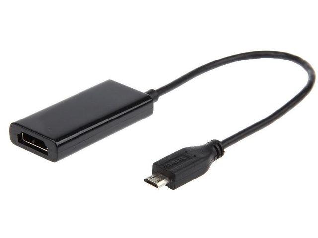 Gembird adaptÃ©r MHL(M)->HDMI(F)+MICRO USB(BF)(5pin) smartphone - TV HD
