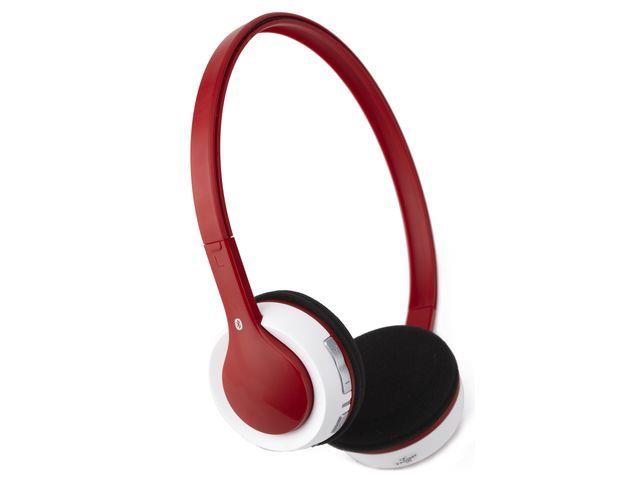 Gembird Bluetooth stereo sluchÃ¡tka, mikrofon, ÄervenÃ¡ barva