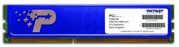 Patriot 4GB 1333MHz DDR3 CL9 DIMM s modrÃ½m chladiÄem