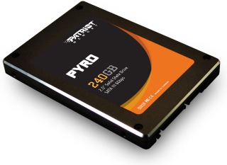 Patriot SSD Pyro 2.5'' 240GB SSD SATA III (ÄtenÃ­:550MB/s;zÃ¡pis:535MB/s), 85K IOP