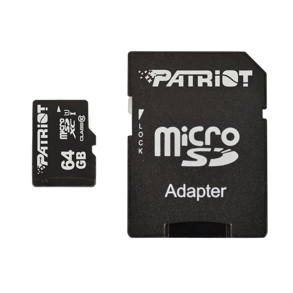 Patriot micro SDXC karta 64GB LX series UHS-I Class 10