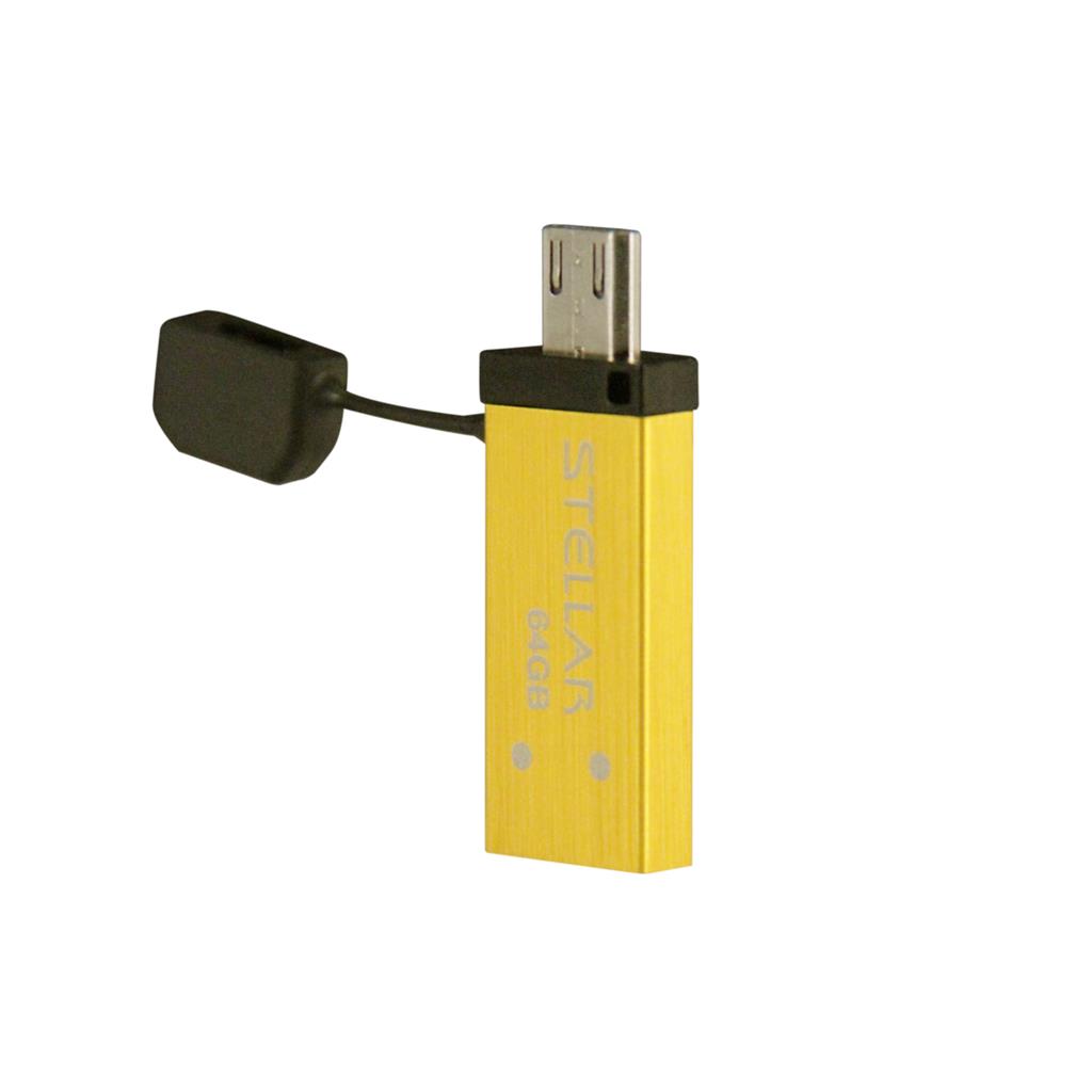 Patriot Stellar 64GB USB 3.0 flashdisk, USB OTG (USB + micro USB porty), 140MB/s