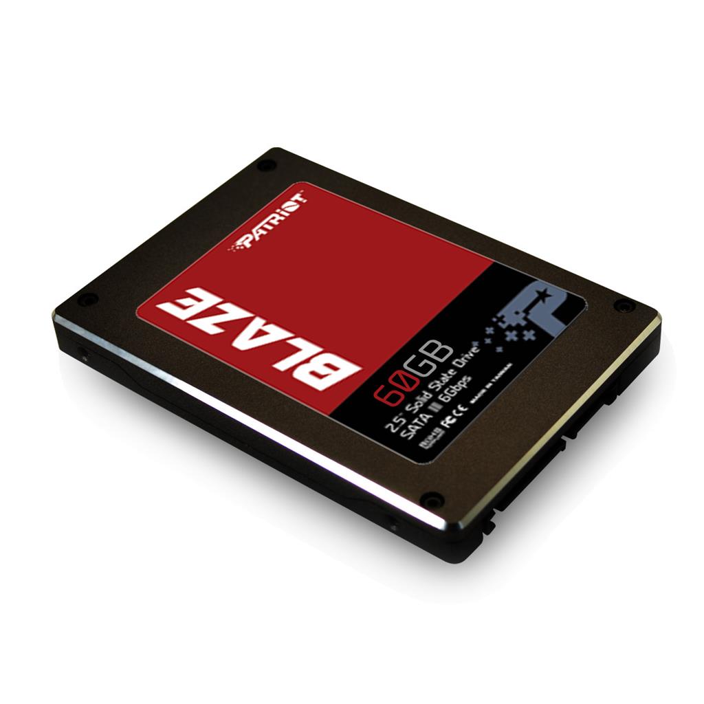 Patriot SSD Blaze 60GB SATA III 6Gb/s (ÄtenÃ­/zÃ¡pis;530/430MB/s)IOPS 85K