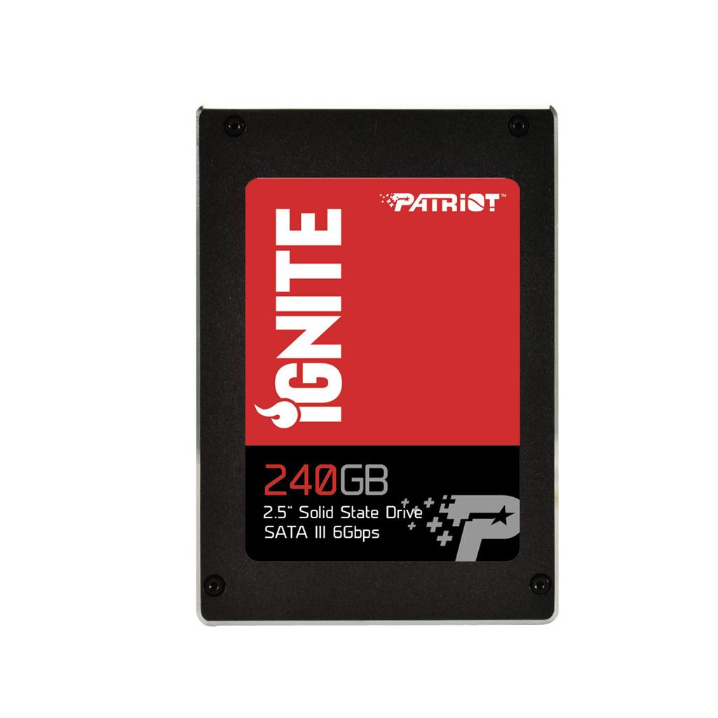 Patriot SSD Ignite 240GB SATA III 6Gb/s (ÄtenÃ­/zÃ¡pis: 560/545MB/s) IOPs 80/75