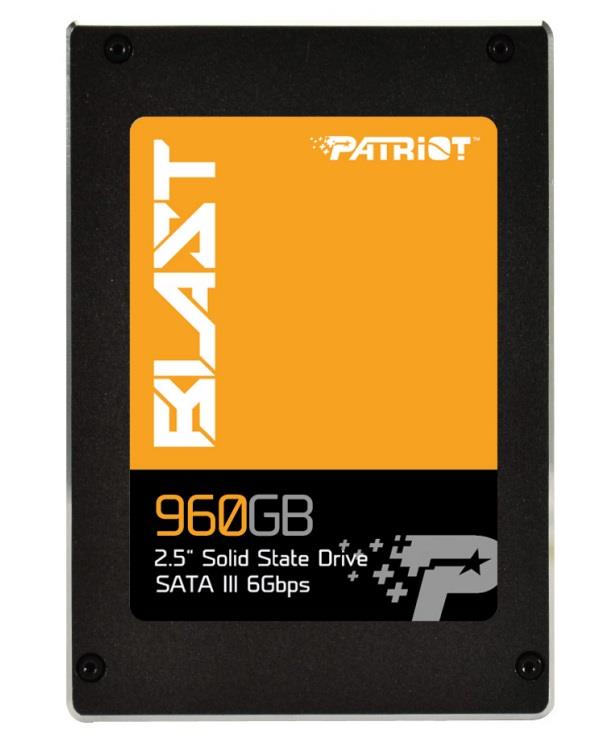 Patriot SSD Blast 960GB SATA III 6Gb/s, rychlost (ÄtenÃ­/zÃ¡pis: 560/540MBs)