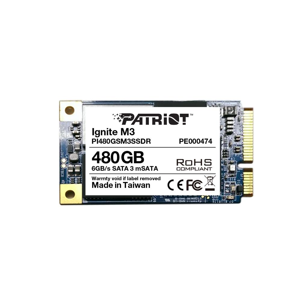 Patriot SSD Ignite 480GB M3 mSATA3 (ÄtenÃ­/zÃ¡pis: 560/545MB/s)