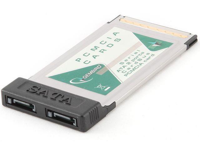 Gembird PCMCIA -> SATA 2-port