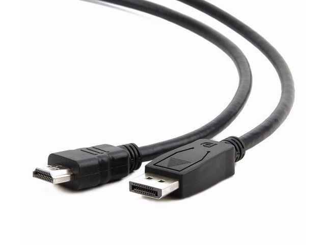 Gembird kabel DisplayPort samec -> HDMI A samec, 1.8m