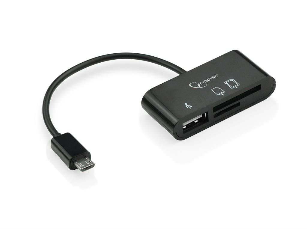 Gembird ÄteÄka Micro USB karet pro telefony a tablety