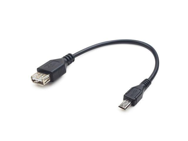 Gembird kabel USB OTG AF do micro BM, 0,15 m