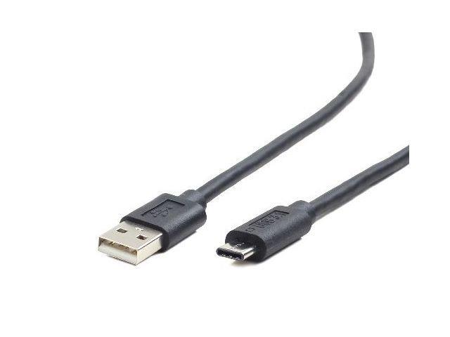 Gembird USB 2.0 kabel to type-C (AM/CM), 1m, ÄernÃ½