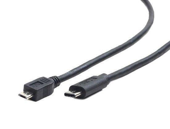 Gembird USB micro 2.0 BM cable to type-C (micro BM/CM), 3m, ÄernÃ¡