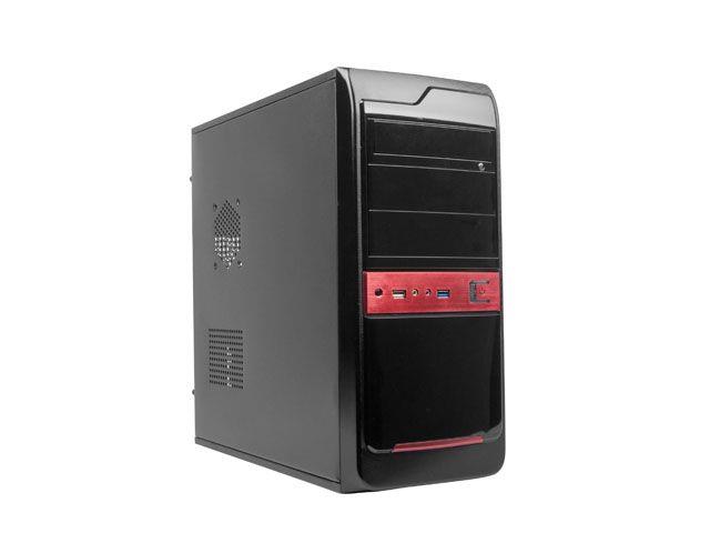 Gembird case CCC-D1-04 Midi Tower ATX without power supply, black