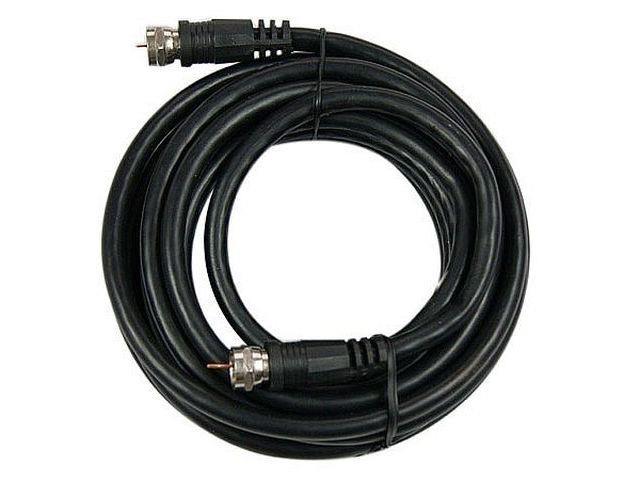 Gembird RG6 Coaxial antenna cable with F-connectors, 1.5M, black