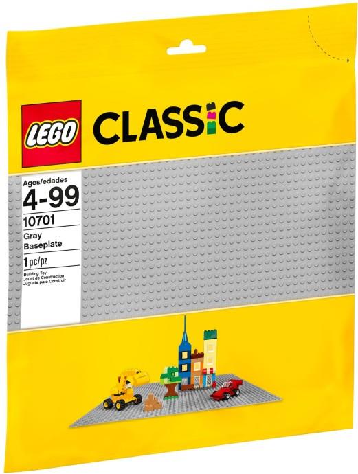 LEGO Classic Grey Baseplate Board 10701