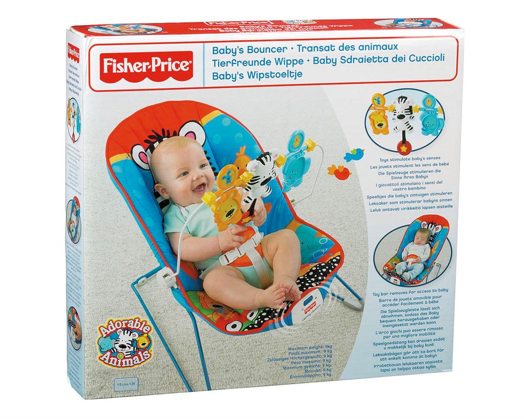 Fisher Price - Baby bouncer with animals