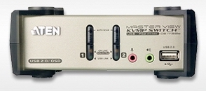 ATEN CS1732B 2-Port USB 2.0 KVMP Switch OSD, 2x USB Cables, 2-port Hub, Audio