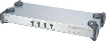 ATEN CS9134 KVM Switch 4 ports, OSD, PS/2 Keyboard / Mouse, Audio, 1U Rack 19''