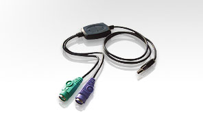ATEN PS/2 to USB Adapter, converter with a 90cm cable
