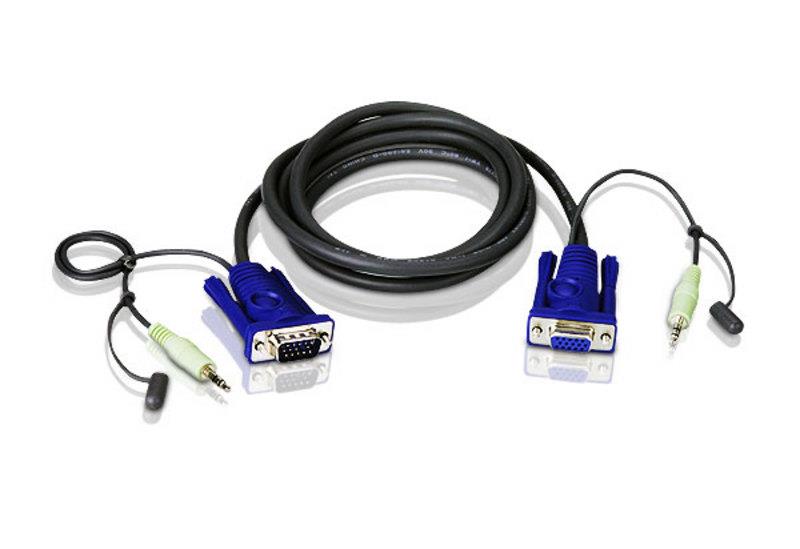 ATEN 2L-2402A VGA / Audio Cable 1.8m