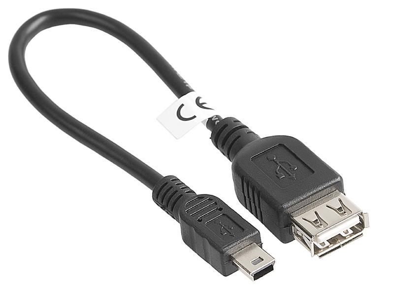 Tracer kabel USB 2.0 AF/mini 0.2m