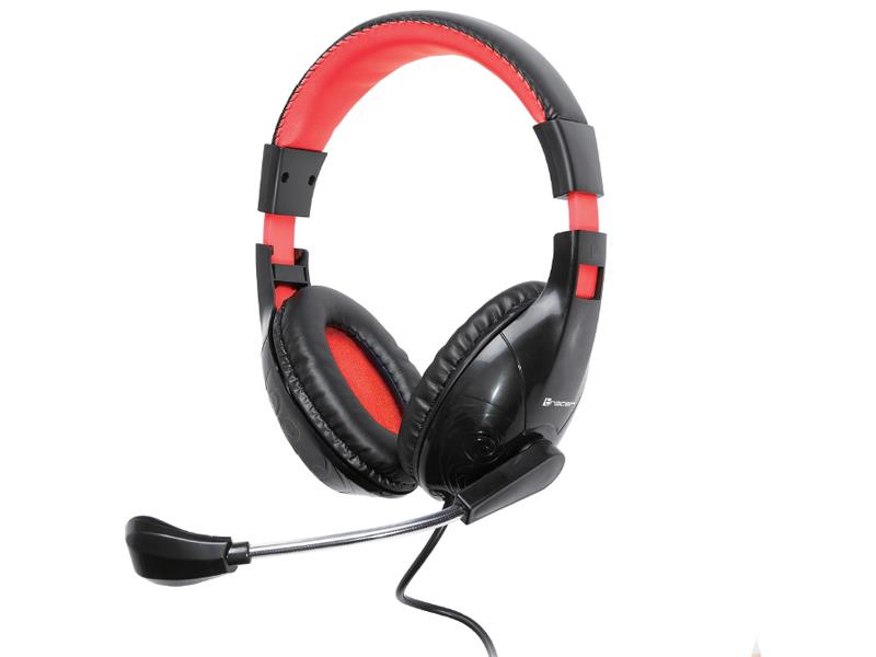 Headset z mikrofonem TRACER DIZZY RED