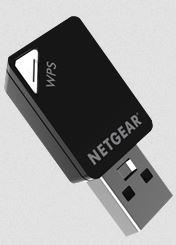Netgear AC600 WiFi USB Adapter - 802.11ac/n 1x1 Dual Band (A6100)