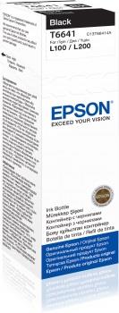 Inkoust Epson T6641 Black bottle| L100/L200