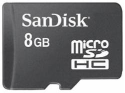 SanDisk microSDHC karta 8GB