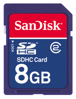 SanDisk SDHC karta 8GB