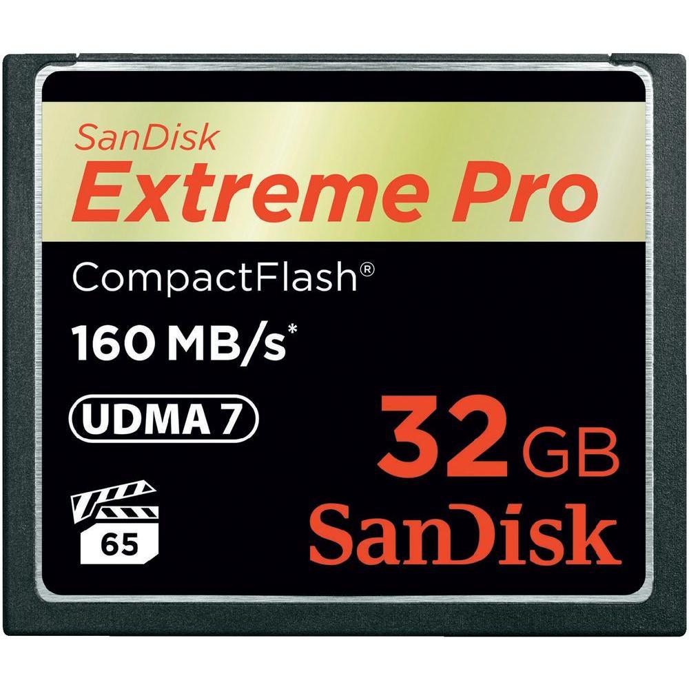 SanDisk Compact Flash Extreme karta 32GB (rychlost aÅ¾ 160MB/s)