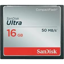 SanDisk Compact Flash Ultra karta 16GB (rychlost aÅ¾ 50MB/s)