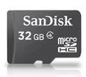 SanDisk microSDHC karta 32GB + adaptÃ©r