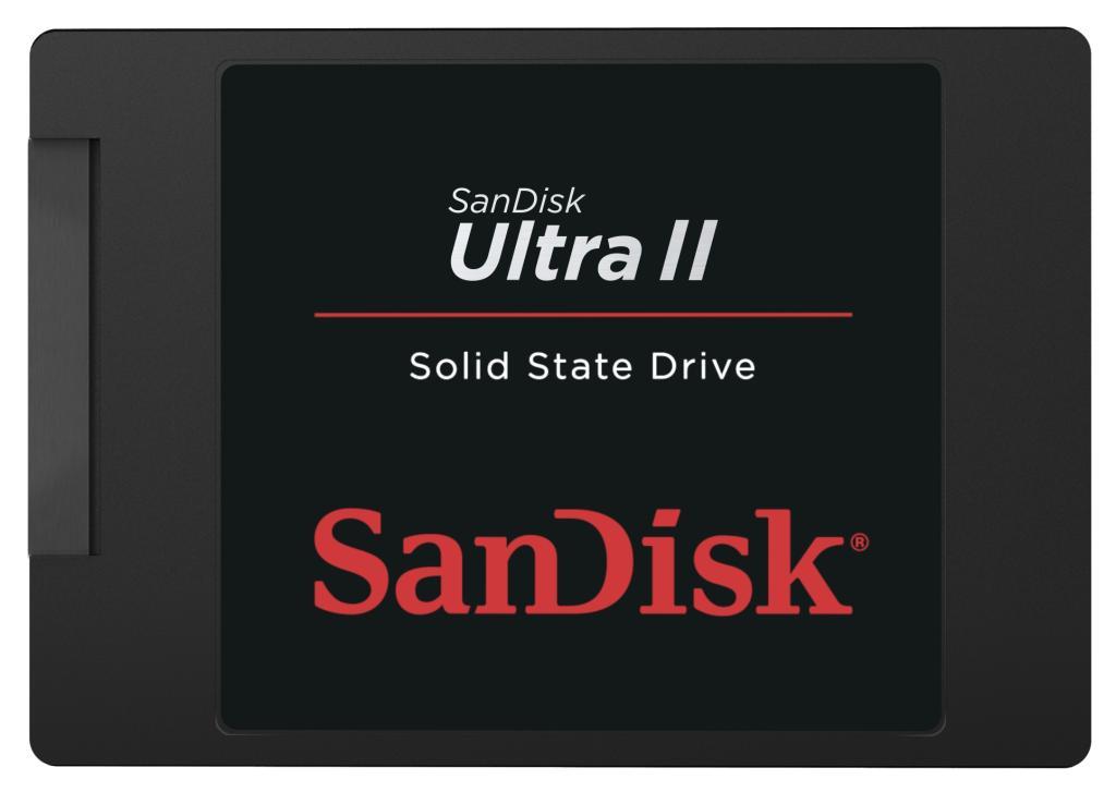 SanDisk SSD Ultra II 480GB SATA3 (ÄtenÃ­: 550MB/s; zÃ¡pis: 500MB/s), 7mm