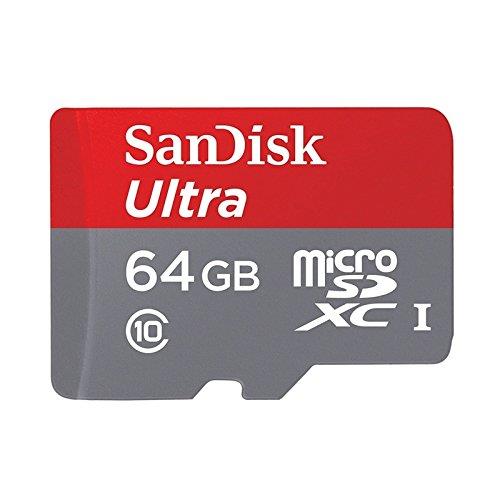 SanDisk Ultra Micro SDXC karta 64GB Class UHS-I (rychlost aÅ¾ 80MB/s) + adaptÃ©r
