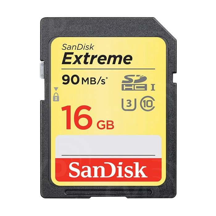 SanDisk Extreme pamÄÅ¥ovÃ¡ karta SDHC 16GB 90MB/s Class 10 UHS-I U3
