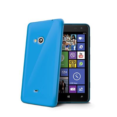 Celly GELSKIN kryt pro Nokia Lumia 625, silikonovÃ½, modrÃ½