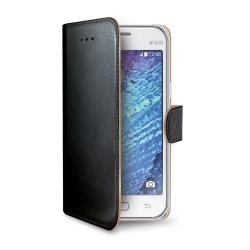 Celly WALLY pouzdro pro Samsung Galaxy J1 Black, eko kÅ¯Å¾e