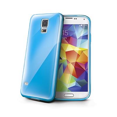 Celly GELSKIN kryt pro Samsung Galaxy S5, silikonovÃ½, modrÃ½