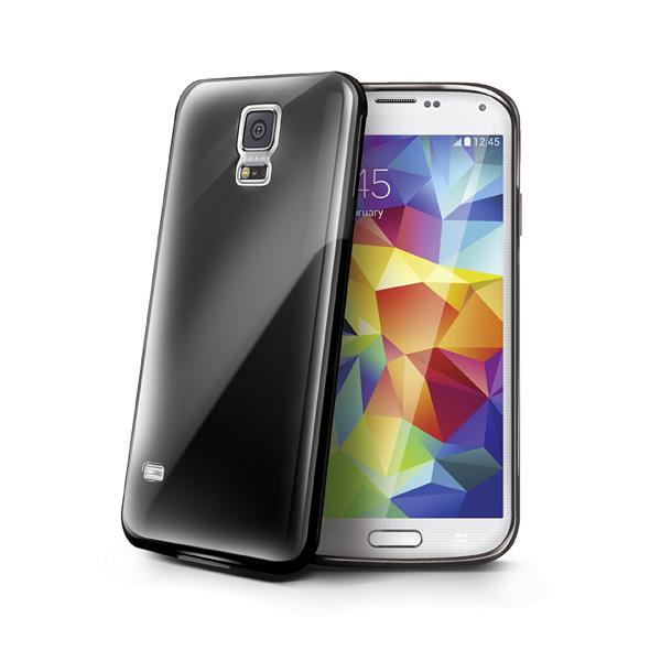 Celly GELSKIN kryt pro Samsung Galaxy S5, silikonovÃ½, ÄernÃ½