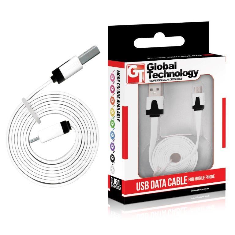 GT kabel USB/micro USB 1m bÃ­lÃ½