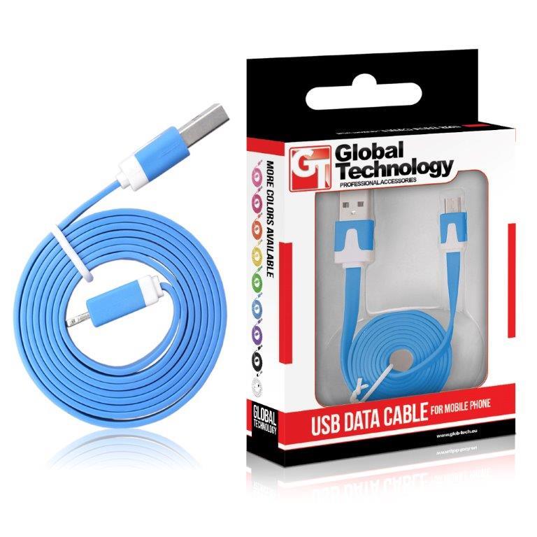 GT kabel USB/micro USB 1m modrÃ½