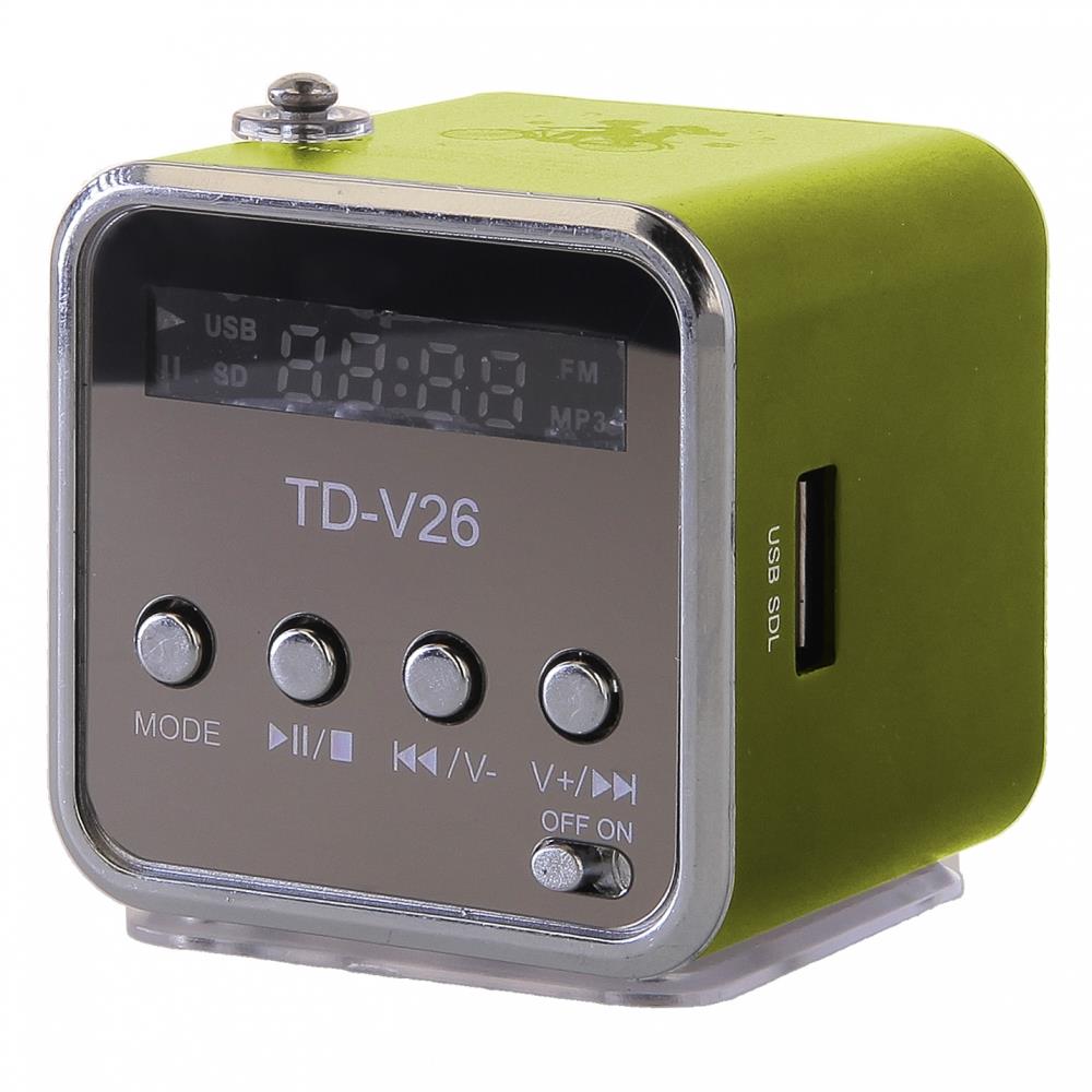 GT TD-V26 mini reproduktor, zelenÃ½