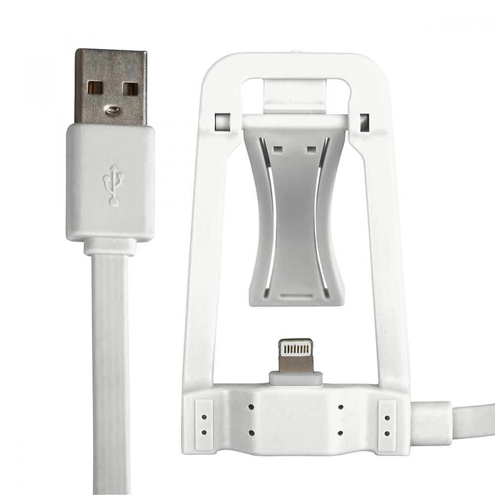 GT kabel USB s dokovacÃ­ stanicÃ­ pro iPhone 6s/6/5s/5, iPad Air, bÃ­lÃ½