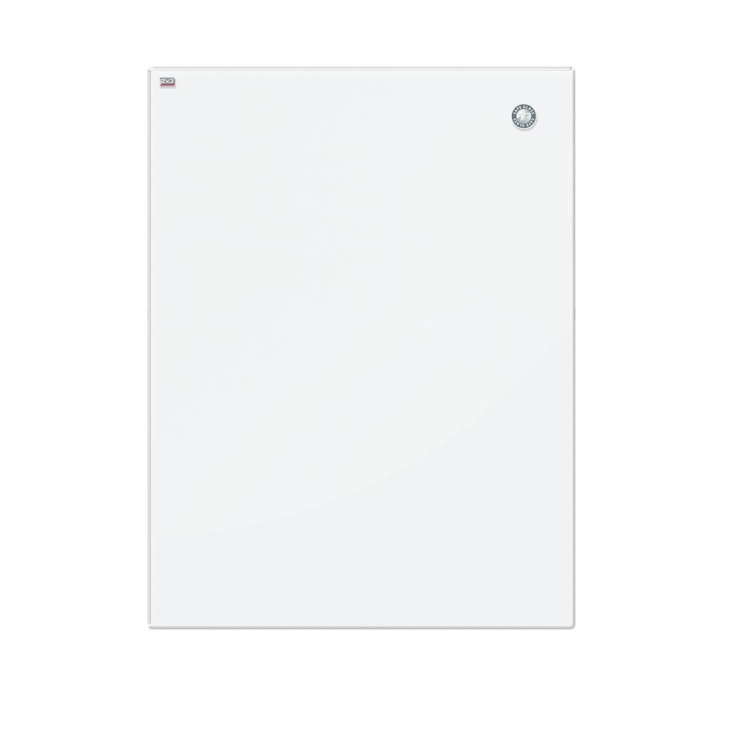 white magnetic glass board 40x60