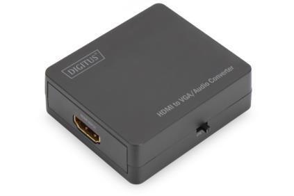 DIGITUS HDMI to VGA converter, incl. Audio 1xmini JACK