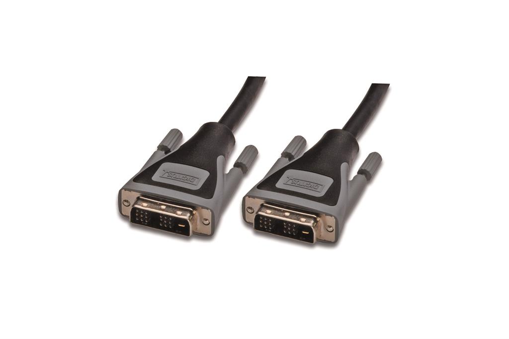 DVI-D SingleLink Connection Cable DVI-D (18+1) (plug)/plug 10m black