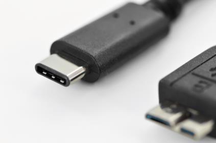 ASSMANN USB3.0 SuperSpeed Connection Cable USB C M(plug)/microUSB B M(plug) 1,8m